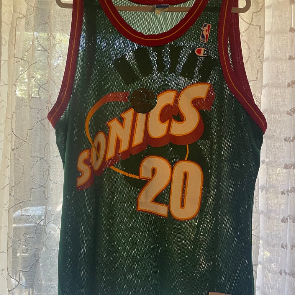 Champion Vintage NBA Seattle Supersonics Jersey - Gary Payton 20